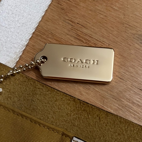 Coach White Leather Derby Tote F58660 - Picture 14 of 16